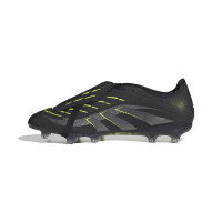 adidas Predator Pro FT Gras Football Boots (FG) Black Dark Grey Neon Yellow