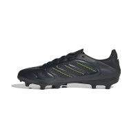 adidas Copa Pure III League Grass/Artificial Grass Football Boots (MG) Black Dark Grey Green