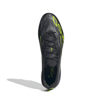 adidas F50 Elite Gras Football Boots (FG) Black Silver Neon Yellow