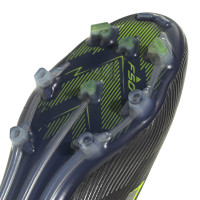 adidas F50 Elite Gras Football Boots (FG) Black Silver Neon Yellow