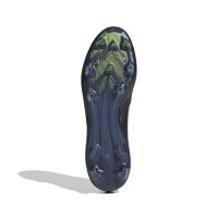 adidas F50 Pro Gras Voetbalschoenen (FG) Zwart Zilver Neongeel