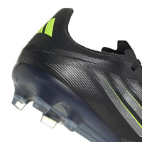 adidas F50 Pro Gras Voetbalschoenen (FG) Zwart Zilver Neongeel