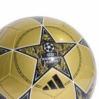 adidas UEFA Champions League Club Football Size 5 2025-2026 Gold Black White