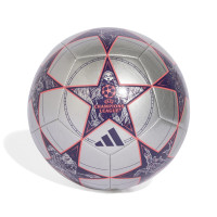 adidas UEFA Champions League Club Voetbal Maat 5 2025-2026 Zilver Paars Roze