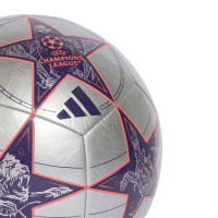 adidas UEFA Champions League Club Voetbal Maat 5 2025-2026 Zilver Paars Roze