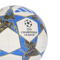 adidas UEFA Champions League Mini Football Size 1 2025-2026 White Blue Gold
