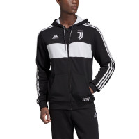 adidas Juventus Full Zip Hoodie Zwart Wit 2019-2020