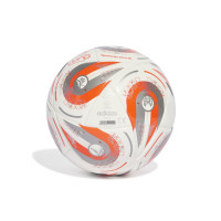 adidas Women's EURO25 Final Mini Voetbal Maat 1 Wit Zilver Oranje