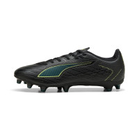 PUMA Ultra 6 Play Grass/Artificial Grass Football Boots (MG) Black Dark Green Light Green