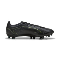 PUMA Ultra 6 Play Grass/Artificial Grass Football Boots (MG) Black Dark Green Light Green