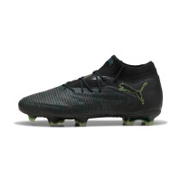 PUMA Future 8 Ultimate Gras Football Boots (FG) Black Dark Green Light Green