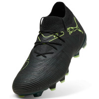 PUMA Future 8 Match Gras / Kunstgras Voetbalschoenen (MG) Zwart Donkergroen Lichtgroen