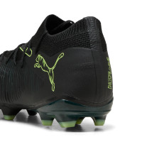 PUMA Future 8 Match Grass/Artificial Grass Football Boots (MG) Black Dark Green Light Green