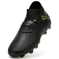 PUMA Future 8 Pro Grass/Artificial Grass Football Boots (MG) Kids Black Dark Green Light Green