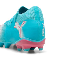 PUMA Future 8 Match Re-Charge Grass/Artificial Grass Football Boots (MG) Blue Pink White