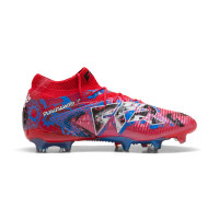 PUMA Future 8 Ultimate Playmakers Grass Football Boots (FG) Red Blue Black