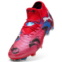 PUMA Future 8 Ultimate Playmakers Grass Football Boots (FG) Red Blue Black