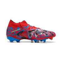 PUMA Future 8 Match Playmakers Grass/Artificial Grass Football Boots (MG) Red Blue Black