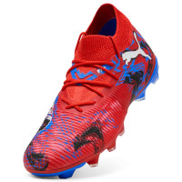 PUMA Future 8 Match Playmakers Grass/Artificial Grass Football Boots (MG) Red Blue Black