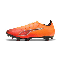 PUMA Ultra 6 Ultimate Carbon Grass Football Boots (FG) Orange Black Silver