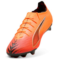 PUMA Ultra 6 Ultimate Carbon Grass Football Boots (FG) Orange Black Silver