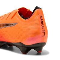 PUMA Ultra 6 Ultimate Carbon Grass Football Boots (FG) Orange Black Silver
