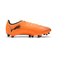 PUMA Ultra 6 Play Gras / Kunstgras Voetbalschoenen (MG) Oranje Zwart Zilver