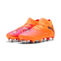 PUMA Future 8 Ultimate IJzeren-Nop Voetbalschoenen (SG) Oranje Roze Zwart