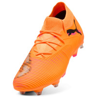 PUMA Future 8 Match Iron Stud Football Boots (SG) Orange Pink Black