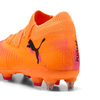 PUMA Future 8 Match Iron Stud Football Boots (SG) Orange Pink Black