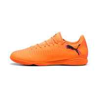 PUMA Future 8 Play Indoor Football Boots (IN) Orange Pink Black