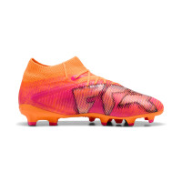 PUMA Future 8 Pro Gras / Kunstgras Voetbalschoenen (MG) Kids Oranje Roze Zwart