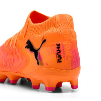 PUMA Future 8 Pro Grass/Artificial Grass Football Boots (MG) Kids Orange Pink Black