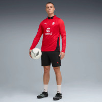 PUMA AC Milan Trainingstrui 1/4-Zip 2025-2026 Rood Zwart Wit