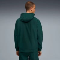 PUMA AC Milan Pumatech Trainingspak Woven Hooded Full-Zip 2025-2026 Donkergroen