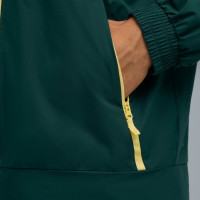 PUMA AC Milan Pumatech Trainingspak Woven Hooded Full-Zip 2025-2026 Donkergroen