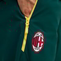 PUMA AC Milan Pumatech Trainingspak Woven Hooded Full-Zip 2025-2026 Donkergroen