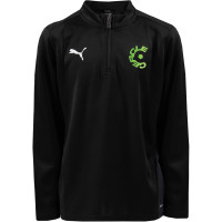 PUMA Cercle Brugge Trainingspak 1/4-Zip 2025-2026 Kids Zwart