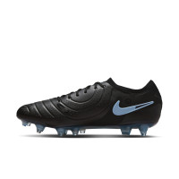 Nike Tiempo Legend 10 Elite Iron-Nop Football Boots (SG) Anti-Clog Black Light Blue