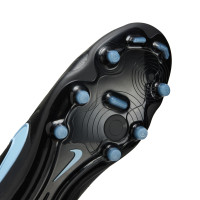 Nike Tiempo Legend 10 Pro Gras Football Boots (FG) Black Light Blue