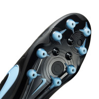 Nike Tiempo Legend 10 Pro Kunstgras Voetbalschoenen (AG) Zwart Lichtblauw