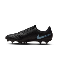 Nike Tiempo Legend 10 Academy Iron-Nop Football Boots (SG) Anti-Clog Black Light Blue