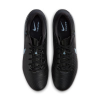 Nike Tiempo Legend 10 Academy Iron-Nop Football Boots (SG) Anti-Clog Black Light Blue