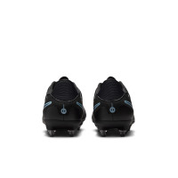 Nike Tiempo Legend 10 Academy Iron-Nop Football Boots (SG) Anti-Clog Black Light Blue