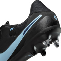 Nike Tiempo Legend 10 Academy Iron-Nop Football Boots (SG) Anti-Clog Black Light Blue