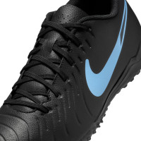 Nike Tiempo Legend 10 Club Turf Football Boots (TF) Black Light Blue