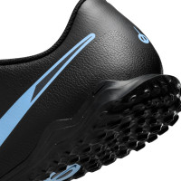 Nike Tiempo Legend 10 Club Turf Football Boots (TF) Black Light Blue