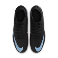 Nike Mercurial Superfly 10 Club Gras / Kunstgras Voetbalschoenen (MG) Zwart Lichtblauw