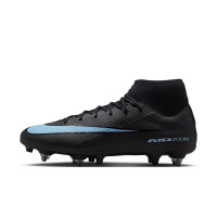 Nike Zoom Mercurial Superfly 10 Academy IJzeren-Nop Voetbalschoenen (SG) Anti-Clog Zwart Lichtblauw