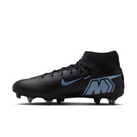Nike Zoom Mercurial Superfly 10 Academy IJzeren-Nop Voetbalschoenen (SG) Anti-Clog Zwart Lichtblauw